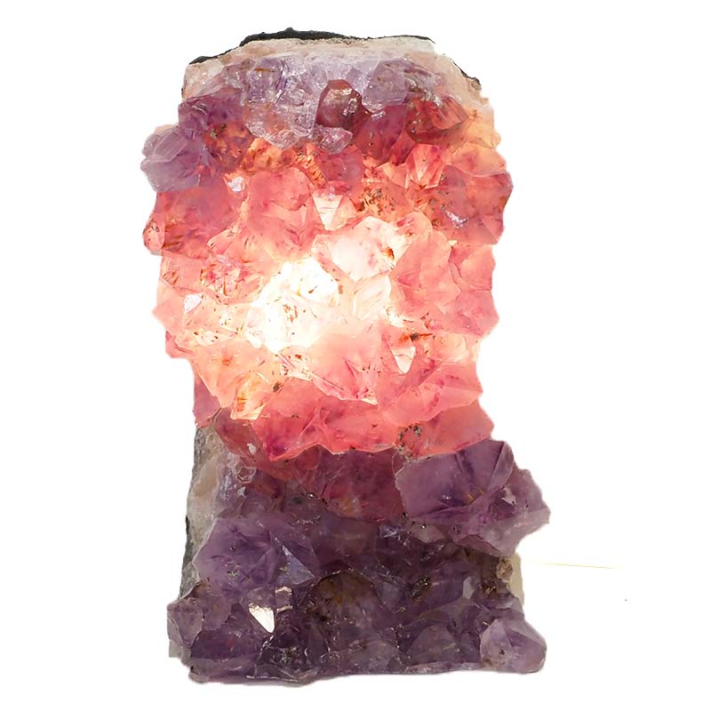 1.38kg Natural Amethyst Crystal Lamp DS590 4 Amethyst Crystal Lamp DS590 | Himalayan Salt Factory