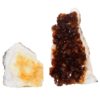 1.74kg Citrine Crystal Geode Specimen Set 2 Pieces P139 2 Citrine Crystal Geode Specimen Set 2 Pieces P139 | Himalayan Salt Factory
