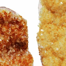 1.46kg Citrine Crystal Geode Specimen Set 2 Pieces P151 7 Citrine Crystal Geode Specimen Set 2 Pieces P151 | Himalayan Salt Factory