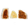 1.4kg Citrine Crystal Geode Specimen Set 3 Pieces P171 1 Citrine Crystal Geode Specimen Set 2 Pieces P171 | Himalayan Salt Factory