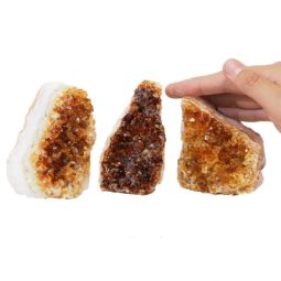 1.25kg Citrine Crystal Geode Specimen Set 3 Pieces P174 6 Citrine Crystal Geode Specimen Set 2 Pieces P174 | Himalayan Salt Factory