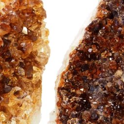 1.25kg Citrine Crystal Geode Specimen Set 3 Pieces P174 7 Citrine Crystal Geode Specimen Set 2 Pieces P174 | Himalayan Salt Factory