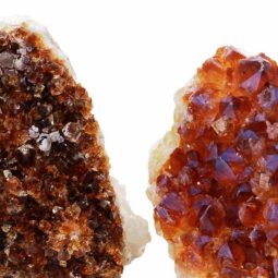 1.56kg Citrine Crystal Geode Specimen Set 3 Pieces P175 7 Citrine Crystal Geode Specimen Set 2 Pieces P175 | Himalayan Salt Factory