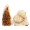 1.52kg Citrine Crystal Geode Specimen Set 2 Pieces P191 1 Citrine Crystal Geode Specimen Set 2 Pieces P191 | Himalayan Salt Factory