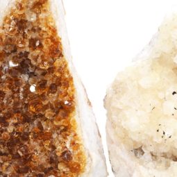 1.52kg Citrine Crystal Geode Specimen Set 2 Pieces P191 7 Citrine Crystal Geode Specimen Set 2 Pieces P191 | Himalayan Salt Factory