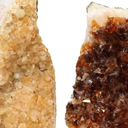 1.90kg Citrine Crystal Geode Specimen Set 2 Pieces P299 7 Citrine Crystal Geode Specimen Set 2 Pieces P299 | Himalayan Salt Factory