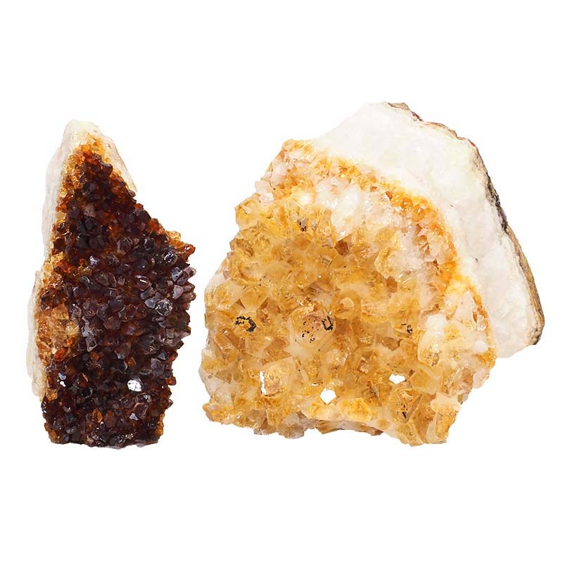 1.86kg Citrine Crystal Geode Specimen Set 2 Pieces P300 3 Citrine Crystal Geode Specimen Set 2 Pieces P300 | Himalayan Salt FactoryCitrine Crystal Geode Specimen Set 2 Pieces P300 | Himalayan Salt Factory
