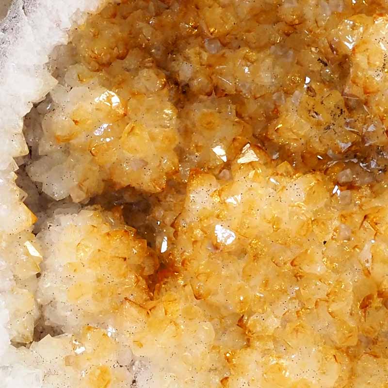 1.58kg Citrine Crystal Geode Specimen Set 2 Pieces P306 5 Citrine Crystal Geode Specimen Set 2 Pieces P306 | Himalayan Salt Factory