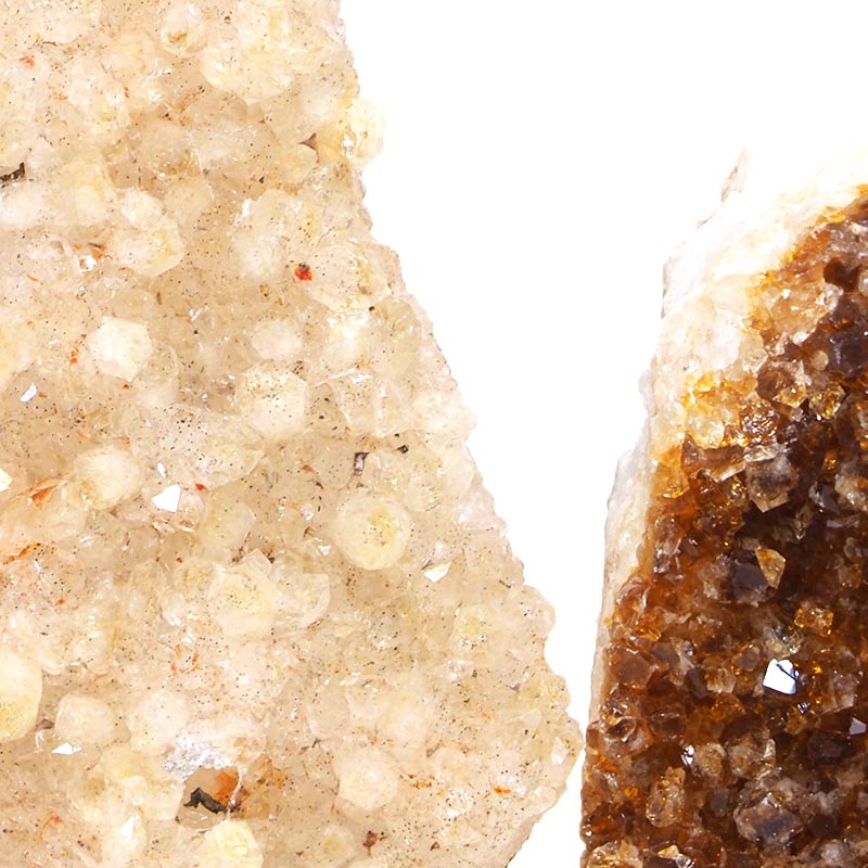1.94kg Citrine Crystal Geode Specimen Set 2 Pieces P189 5 Citrine Crystal Geode Specimen Set 3 Pieces P189 | Himalayan Salt Factory