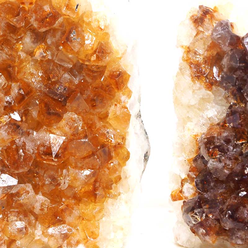 1.56kg Citrine Crystal Geode Specimen Set 3 Pieces P190 5 Citrine Crystal Geode Specimen Set 3 Pieces P190 | Himalayan Salt Factory