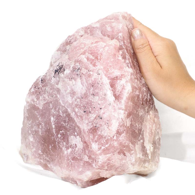 6.50kg Large Rose Quartz Rough S708 4 Large Rose Quartz Rough S708 | Himalayan Salt Factory