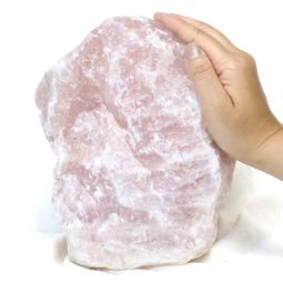 Large Rose Quartz Rough S716 | Himalayan Salt Factory