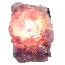 Natural Amethyst Crystal Lamp DS554 | Himalayan Salt Factory