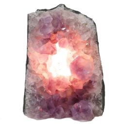 Natural Amethyst Crystal Lamp DS563 | Himalayan Salt Factory
