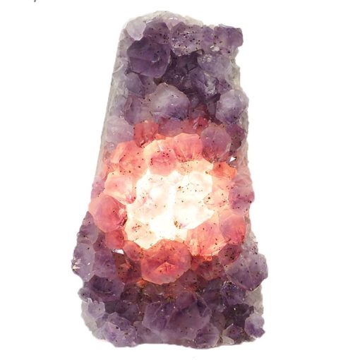 Natural Amethyst Crystal Lamp DS564 | Himalayan Salt Factory