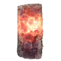 1.06kg Natural Amethyst Crystal Lamp DS613 6 Natural Amethyst Crystal Lamp DS613 | Himalayan Salt Factory