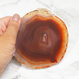 Red Agate Sliced Coasters Set 4 | Himalayan Salt Factory