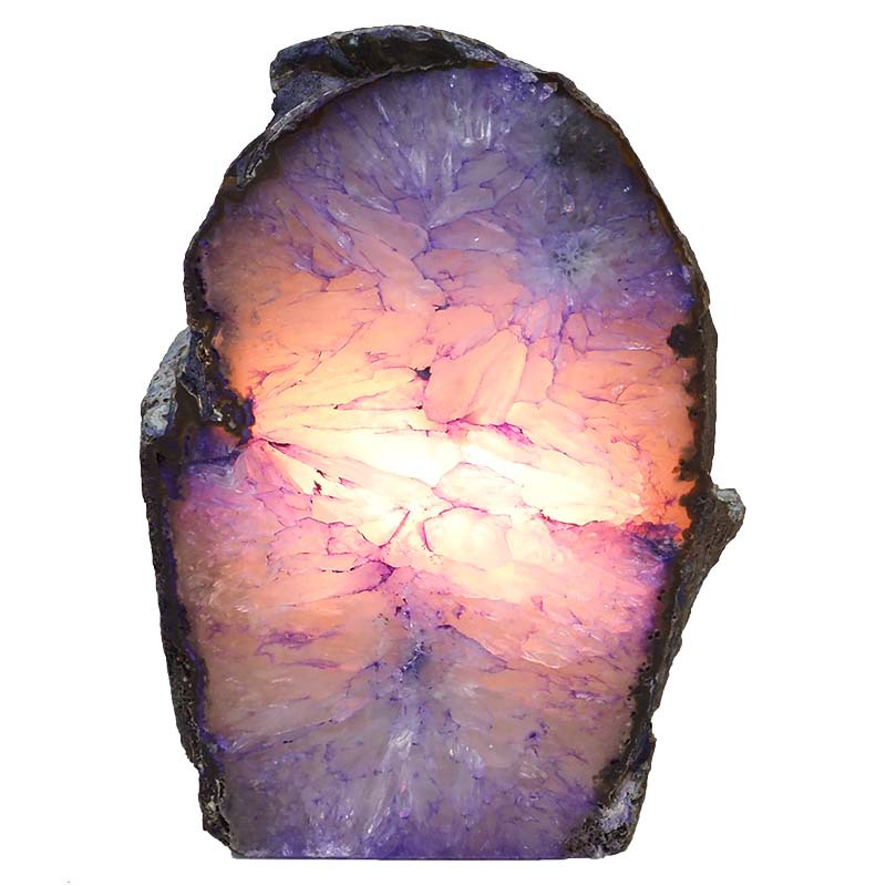 3.98kg Agate Crystal Lamp N11 4 Agate Crystal Lamp N11 | Himalayan Salt Factory