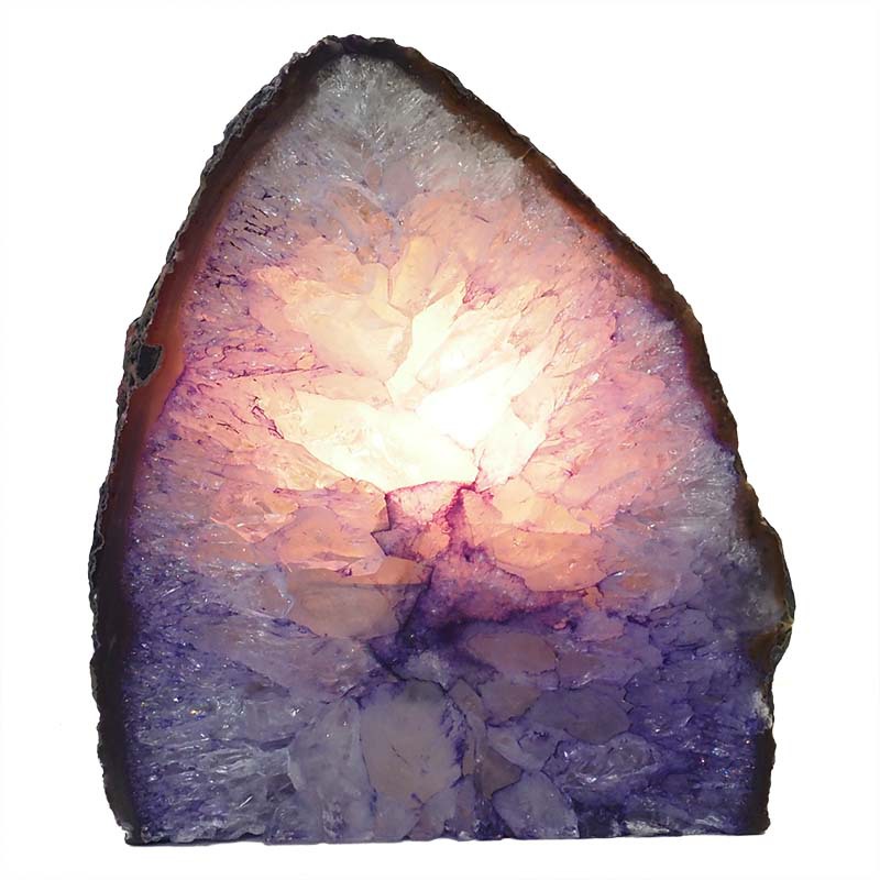 2.26kg Agate Crystal Lamp N12 4 Agate Crystal Lamp N12 | Himalayan Salt Factory