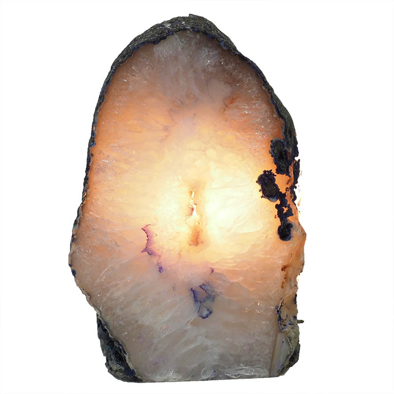 3.06kg Purple Agate Crystal Lamp N13 4 Agate Crystal Lamp N13 | Himalayan Salt Factory
