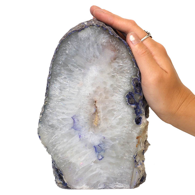 3.06kg Purple Agate Crystal Lamp N13 5 Agate Crystal Lamp N13 | Himalayan Salt Factory
