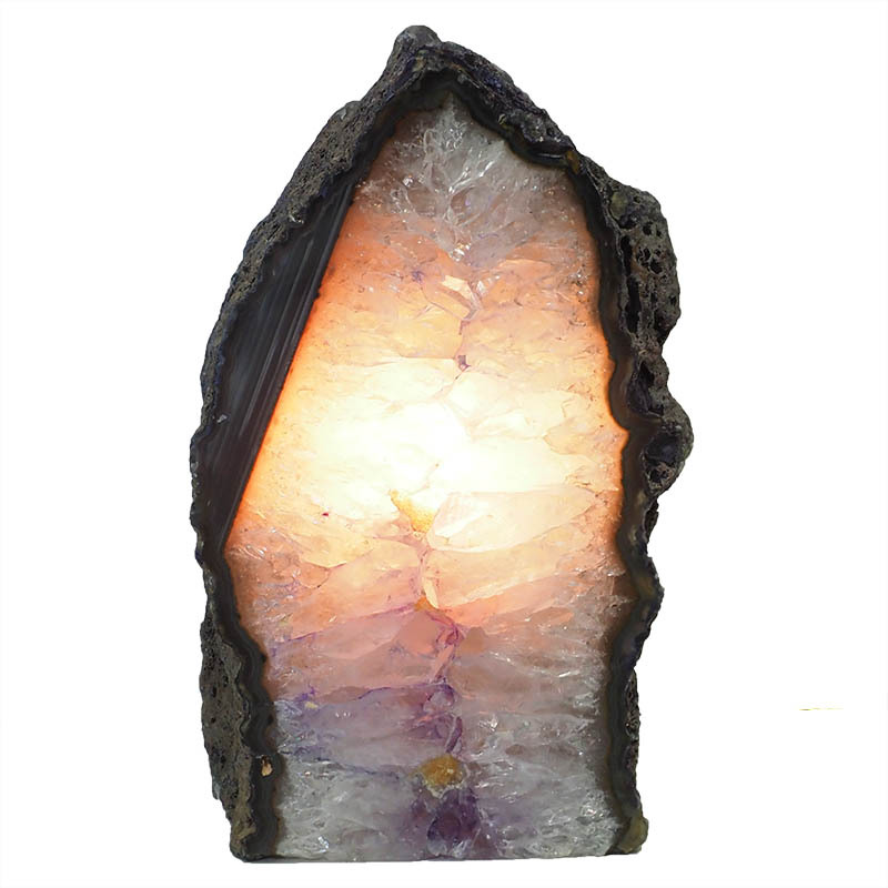 2.35kg Agate Crystal Lamp N20 4 Agate Crystal Lamp N20 | Himalayan Salt Factory