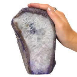 2.26kg Purple Agate Crystal Lamp N22 7 Agate Crystal Lamp N22 | Himalayan Salt Factory