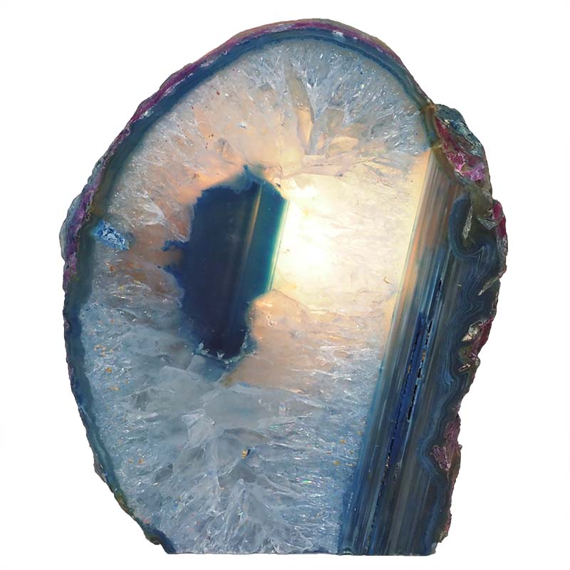 3.08kg Agate Crystal Lamp N36 4 Agate Crystal Lamp N36 | Himalayan Salt Factory