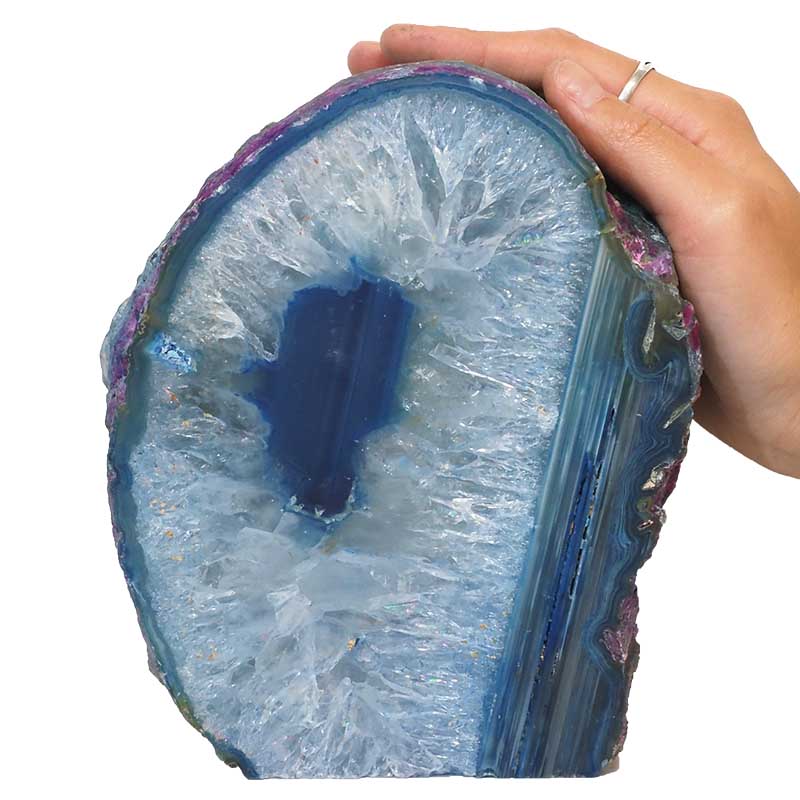 3.08kg Agate Crystal Lamp N36 5 Agate Crystal Lamp N36 | Himalayan Salt Factory