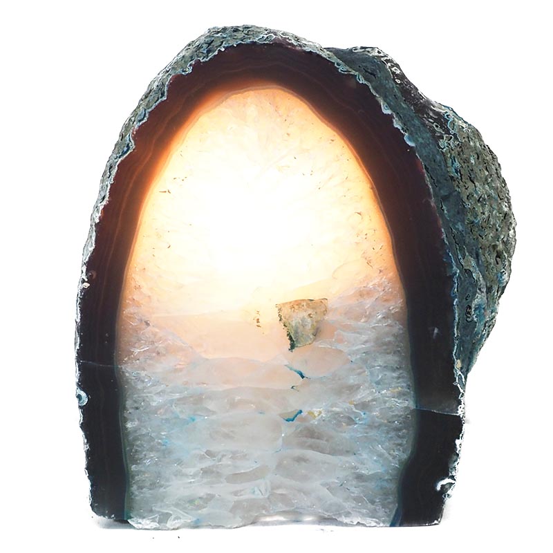 2.66kg Agate Crystal Lamp N39 4 Agate Crystal Lamp N39 | Himalayan Salt Factory