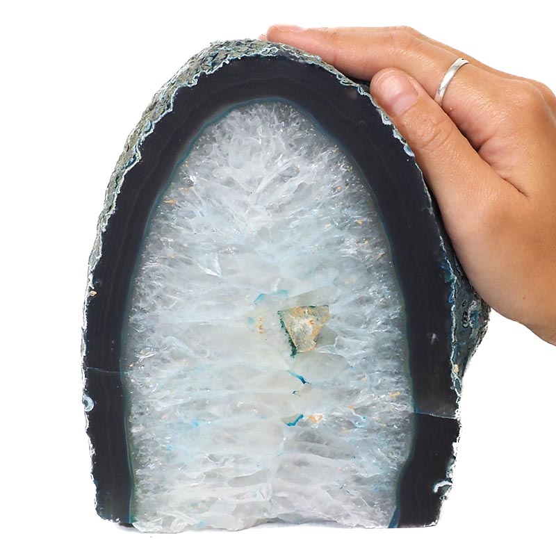 2.66kg Agate Crystal Lamp N39 5 Agate Crystal Lamp N39 | Himalayan Salt Factory