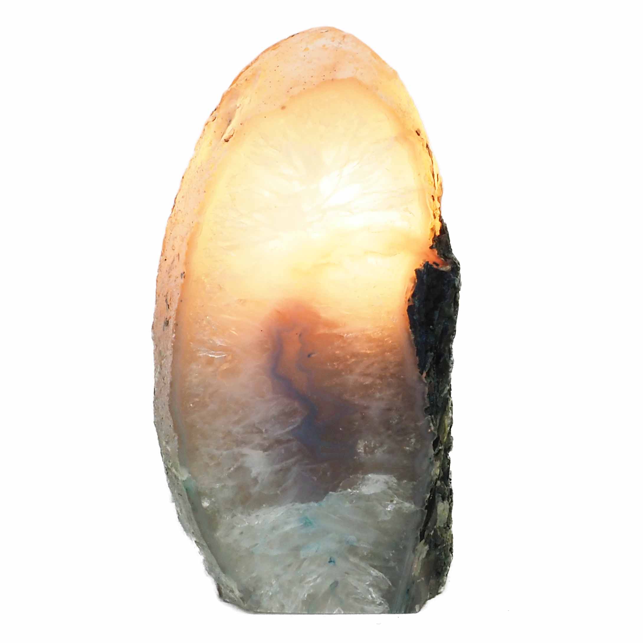 1.71kg Teal Agate Crystal Lamp N44 4 Agate Crystal Lamp N44 | Himalayan Salt Factory