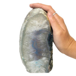 1.71kg Teal Agate Crystal Lamp N44 7 Agate Crystal Lamp N44 | Himalayan Salt Factory