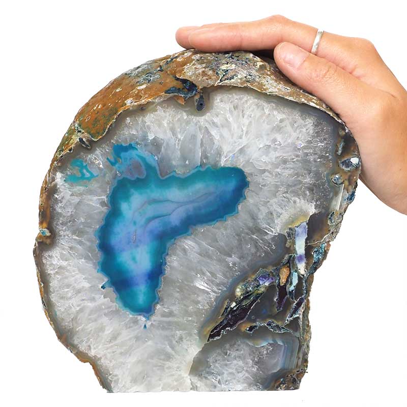 3.97kg Agate Crystal Lamp N45 5 Agate Crystal Lamp N45 | Himalayan Salt Factory