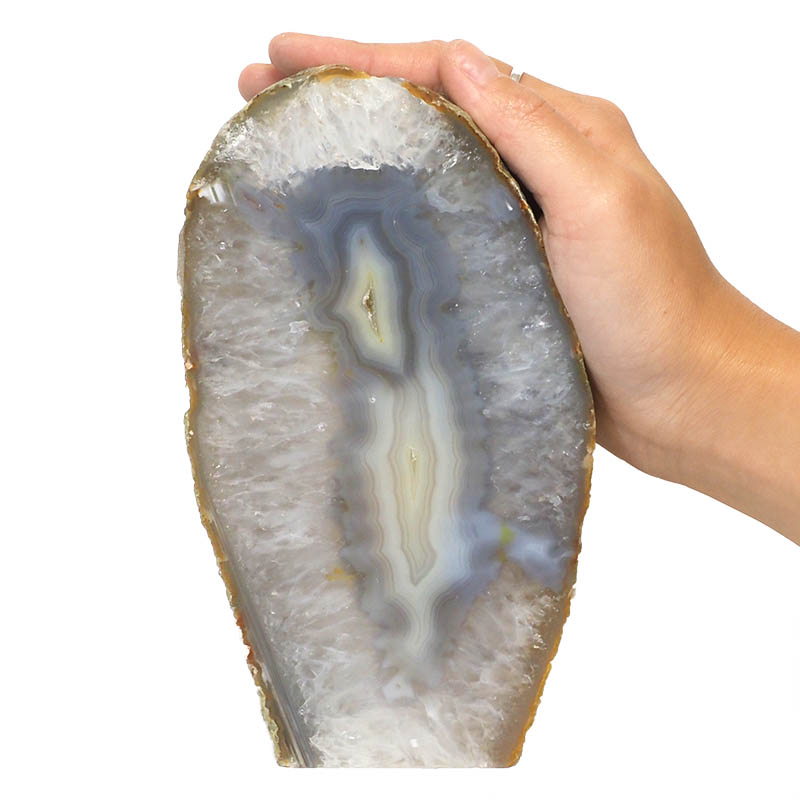 1.79kg Agate Crystal Lamp N46 5 Agate Crystal Lamp N46 | Himalayan Salt Factory