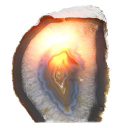 2.86kg Agate Crystal Lamp N47 6 Agate Crystal Lamp N47 | Himalayan Salt Factory