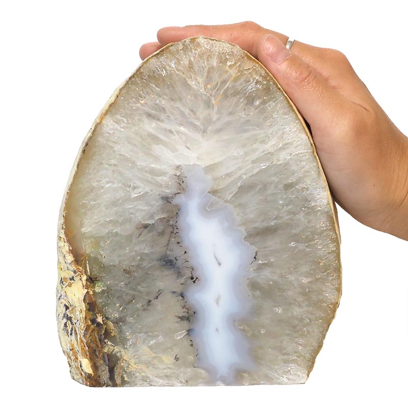 2.83kg Agate Crystal Lamp N49 5 Agate Crystal Lamp N49 | Himalayan Salt Factory
