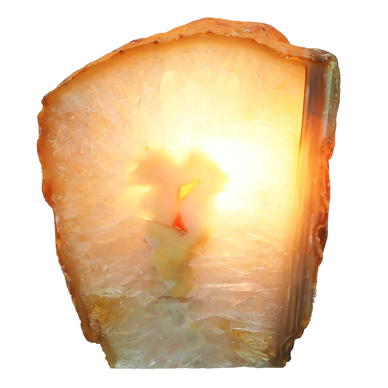 2.41kg Agate Crystal Lamp N50 4 Agate Crystal Lamp N50 | Himalayan Salt Factory