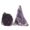 1.87kg Amethyst Crystal Geode Specimen Set 2 Pieces N55 2 Amethyst Crystal Geode Specimen N55 | Himalayan Salt Factory