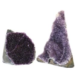 1.87kg Amethyst Crystal Geode Specimen Set 2 Pieces N55 7 Amethyst Crystal Geode Specimen N55 | Himalayan Salt Factory