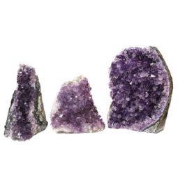 1.81kg Amethyst Crystal Geode Specimen Set 3 Pieces N59 7 Amethyst Crystal Geode Specimen N59 | Himalayan Salt Factory