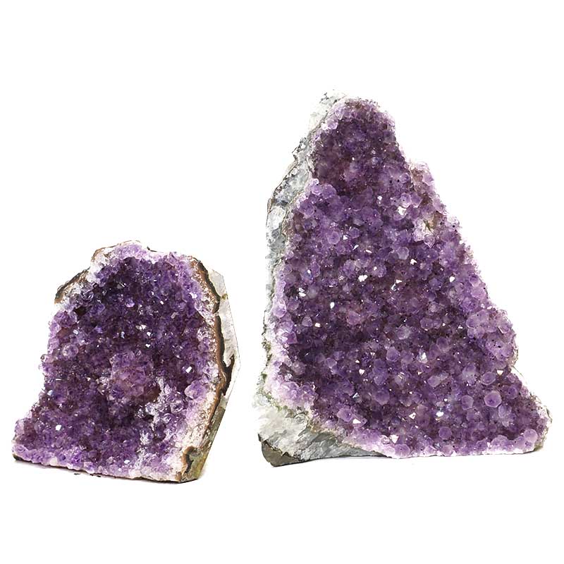 1.90kg Amethyst Crystal Geode Specimen Set 2 Pieces N71 5 Amethyst Crystal Geode Specimen N71 | Himalayan Salt Factory