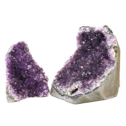 2.12kg Amethyst Crystal Geode Specimen Set 2 Pieces N78 7 Amethyst Crystal Geode Specimen N78 | Himalayan Salt Factory