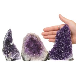 1.80kg Amethyst Crystal Geode Specimen Set 3 Pieces N79 6 Amethyst Crystal Geode Specimen N79 | Himalayan Salt Factory
