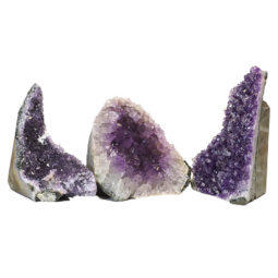 1.80kg Amethyst Crystal Geode Specimen Set 3 Pieces N79 7 Amethyst Crystal Geode Specimen N79 | Himalayan Salt Factory