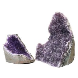 1.90kg Amethyst Crystal Geode Specimen Set 2 Pieces N86 7 Amethyst Crystal Geode Specimen N86 | Himalayan Salt Factory