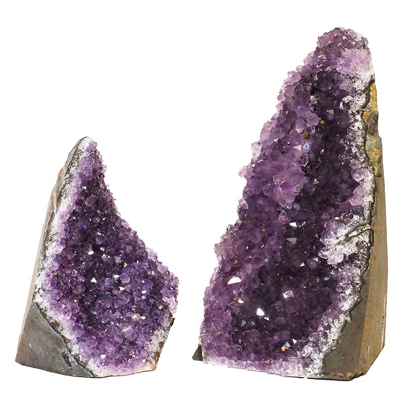 1.76kg Amethyst Crystal Geode Specimen Set 2 Pieces N98 5 Amethyst Crystal Geode Specimen N98 | Himalayan Salt Factory