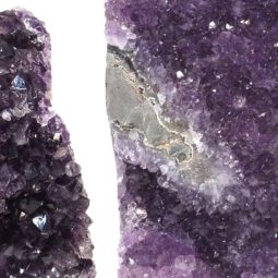 1.90kg Amethyst Crystal Geode Specimen Set 2 Pieces P390 7 Amethyst Crystal Geode Specimen Set 2 Pieces P390 | Himalayan Salt Factory