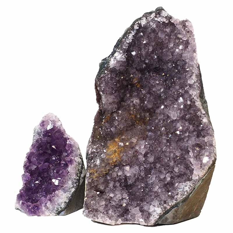 2.36kg Amethyst Crystal Geode Specimen Set 2 Pieces N127 5 Amethyst Crystal Geode Specimen Set N127 | Himalayan Salt Factory