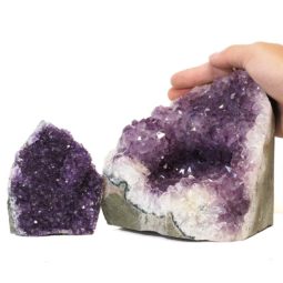 2.73kg Amethyst Crystal Geode Specimen Set 2 Pieces N134 6 Amethyst Crystal Geode Specimen Set N134 | Himalayan Salt Factory